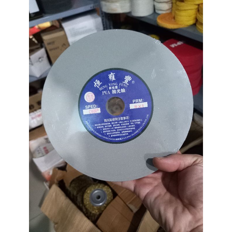 Bánh Mài PVA 200x25x25.4mm(8x1")(cao su)