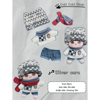 Outfit doll 20cm  Silver Caro