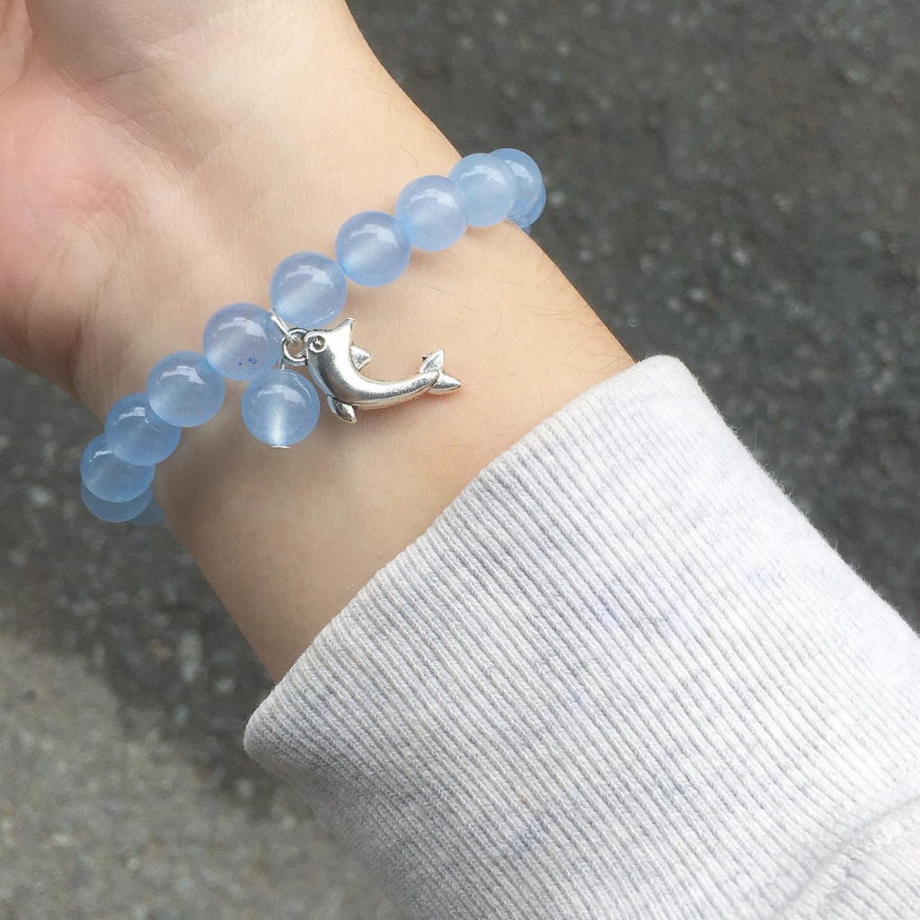 Vòng tay đá Aquamarine