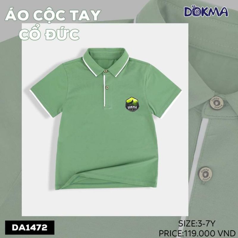 Áo cộc bé trai dokma