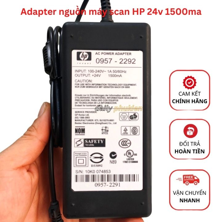 Dây nguồn máy Scan HP pro 2000 s1 pro 2500