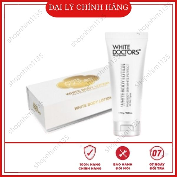 Kem dưỡng thể siêu trắng da White Doctors - White Body Lotion 170g