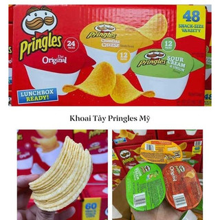 Khoai tây Pringles Mỹ mini cups
