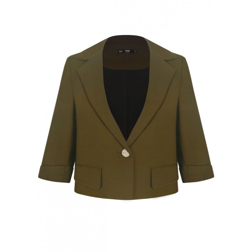 Vest croptop PE xanh rêu