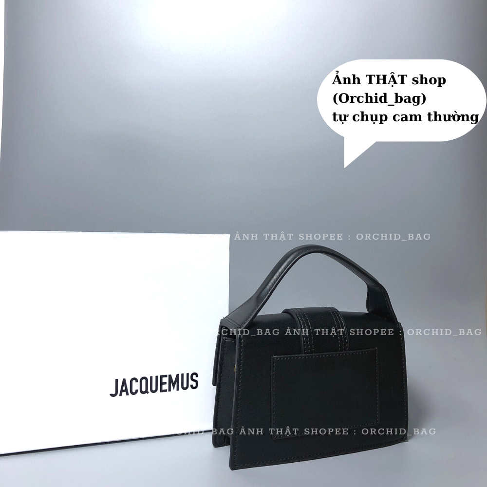 Túi Jacquemus xuất dư fullbox túi vải logo kim loại chắc chắn tinh tế. túi đeo chéo có sẵn