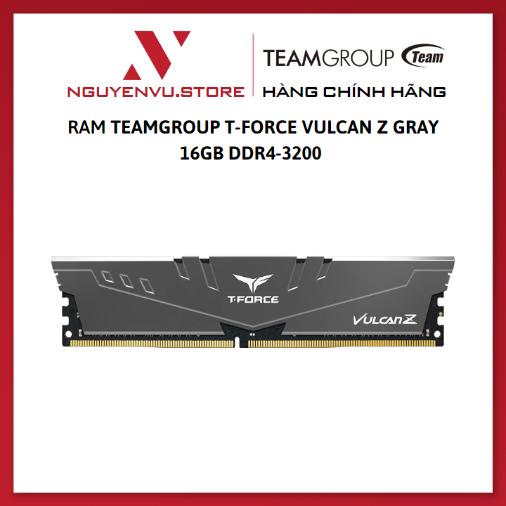 Ram máy vi tính PC hiệu TeamGroup T-Force Vulcan Z 16GB DDR4-3200  - Hàng chính hãng