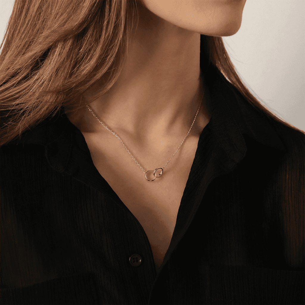 Dây Chuyền Daniel Wellington Elan Unity Rose Gold Necklace Fullbox - Dây chuyền nữ DW V4 Authentic