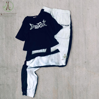 Set quần joger kèm áo croptop