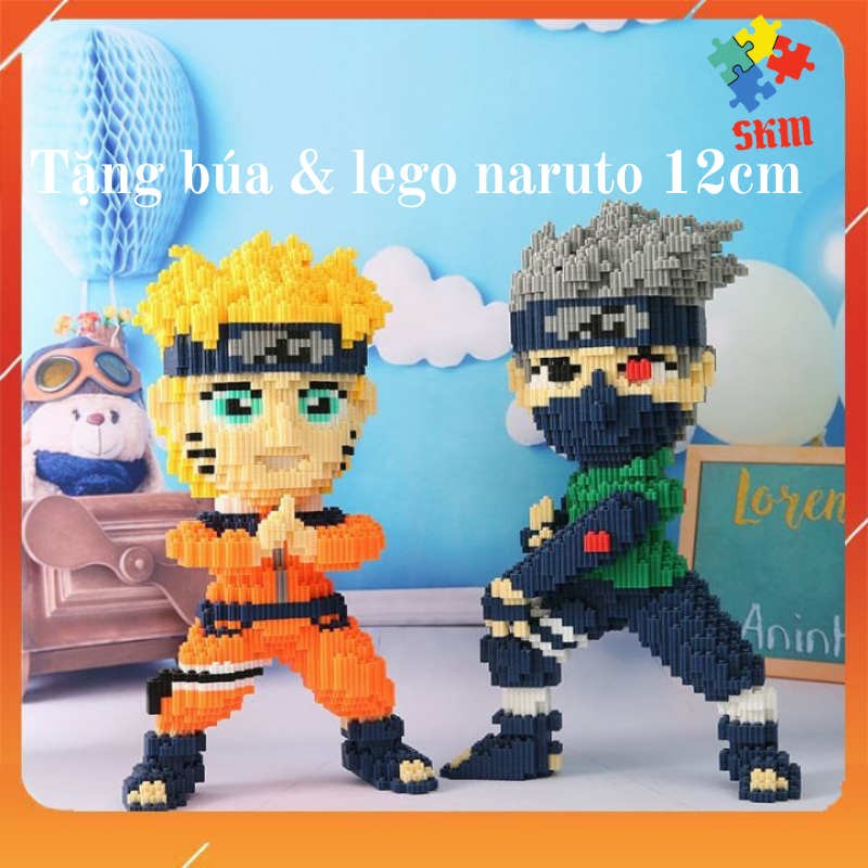 Naruto Kakashi ghép hình 35cm Tặng búa +10 lật đật, quà tặng, quà sinh nhật