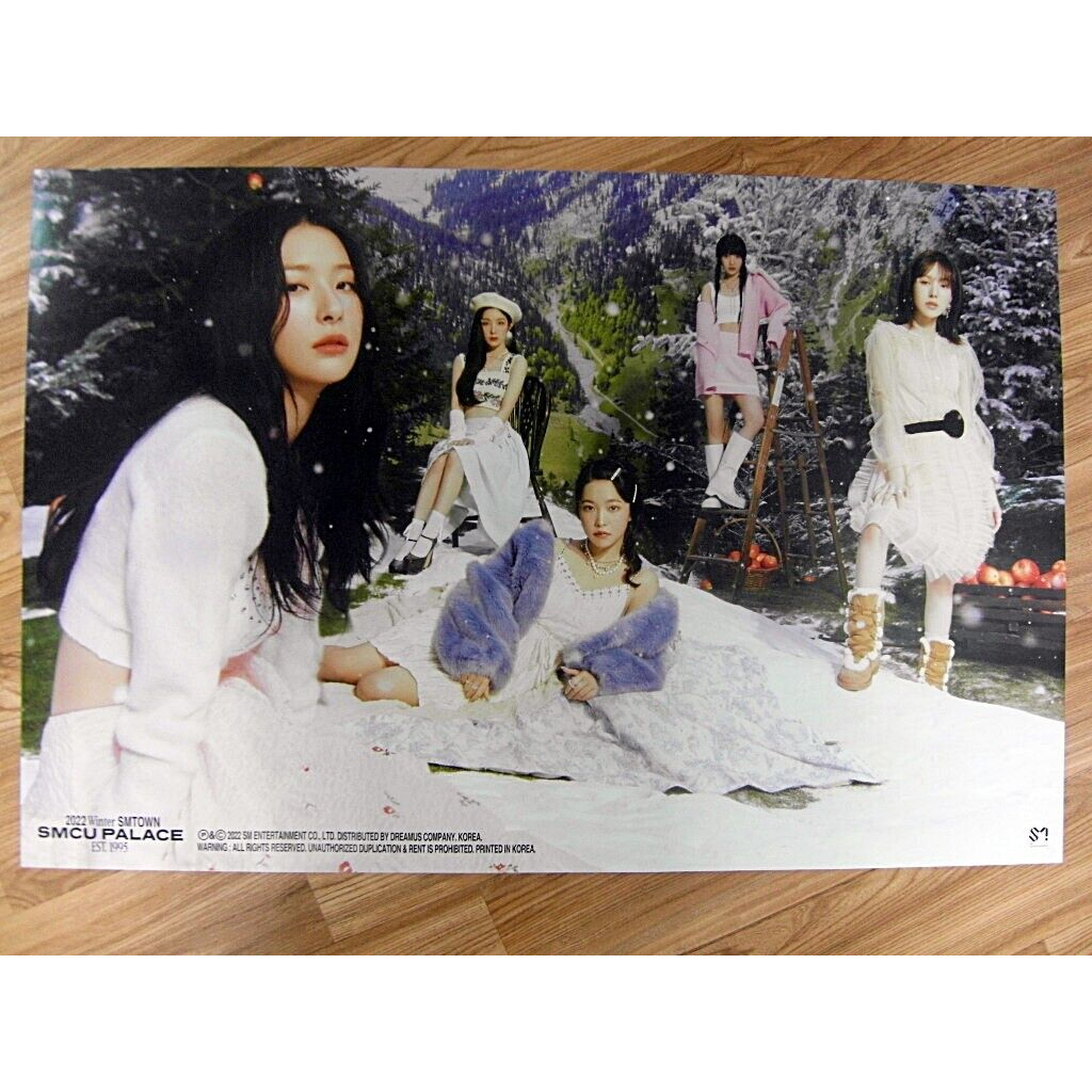 Có sẵn poster chính hãng SMCU NCT - RED VELVET - AESPA tặng kèm ống đựng