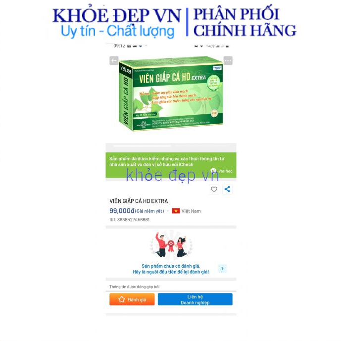 Viên giấp cá HD Extra hỗ trợ làm giảm cho người bị bệnh trĩ, tăng sức bền thành mạch – Hộp 30 viên