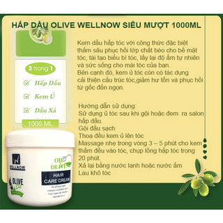 HẤP DẦU OLIVE WELLNOW 1000ML