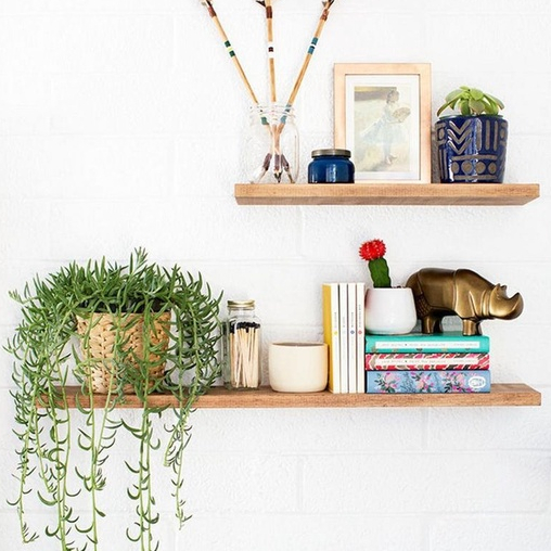 Kệ gỗ treo tường nhiều kích thước, kệ gỗ treo tường trang trí WoodenHouse.decor, decor phòng khách, phòng ngủ, phòng bếp