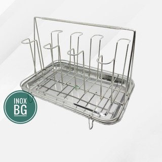 Khay úp cốc, úp ly bằng inox. Úp 6/8 cốc khay inox