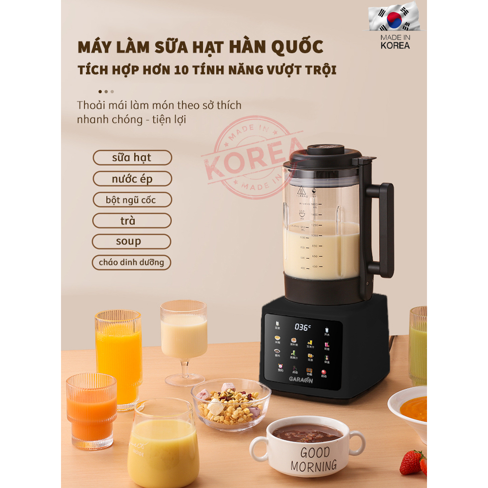 MÁY LÀM SỮA CAO CẤP HẠT HÀN QUỐC 1.8l GARAON LS-366