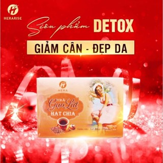 Trà giảm cân gạo lứt hạt chia Hera