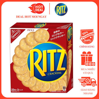 Bánh Quy Mặn Ritz Bơ Sữa Thơm Mềm Hộp 247.5G (3 Gói)