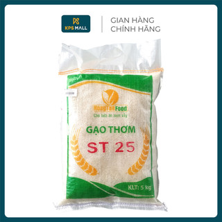 Gạo thơm st25 an toàn hồng tân túi 5kg