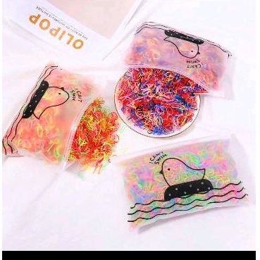 Set 1000 dây thun cột tóc cho bé nhiều màu