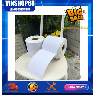 Decal thường 100x150mm, cuộn 50m, 1 tem/ hàng