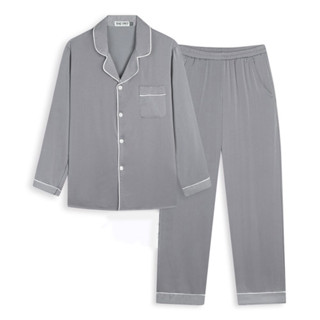 Bộ Ngủ Pijama THE 1997 MENSWEAR Nam Nữ Chất Lụa Satin Mềm Mại Cao Cấp STD1