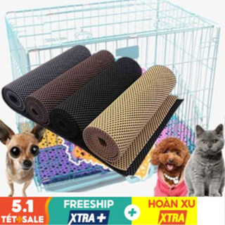 Tấm Lót Chuồng 80cm x 60cm Cao Su Cao Cấp Dễ Vệ Sinh Cho Chó Mèo Dog & Cat Đủ Kích Thước