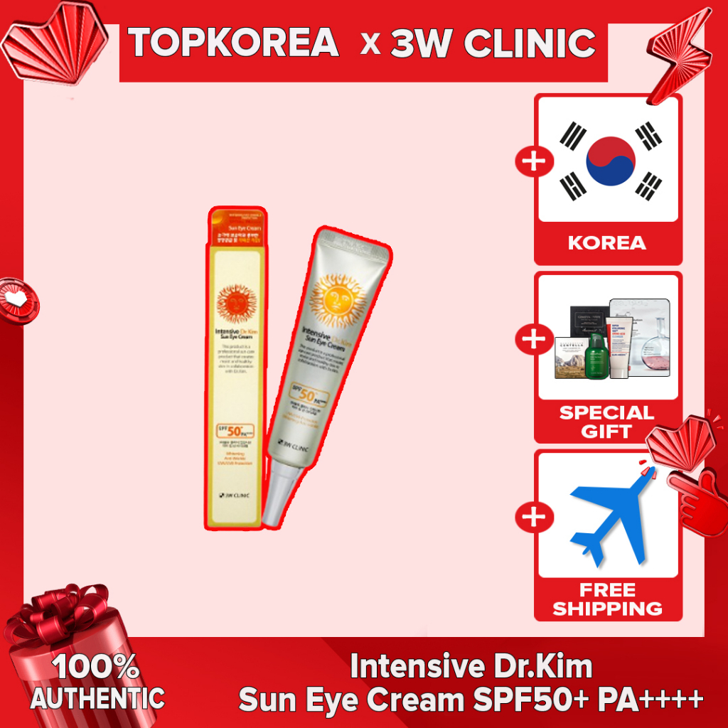 Kem dưỡng da mắt chống nắng chuyên sâu Dr.Kim 3W Clinic SPF50+ PA++++ 40ml
