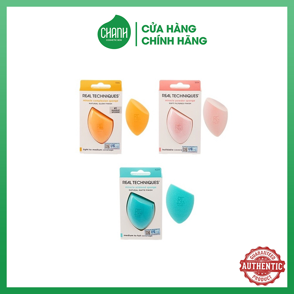 Mút Tán Nền Real Techniques Base Miracle