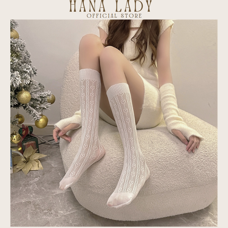 Tất vớ nữ sexy cá tính chất cotton mềm mịn co giãn Hana Lady T018