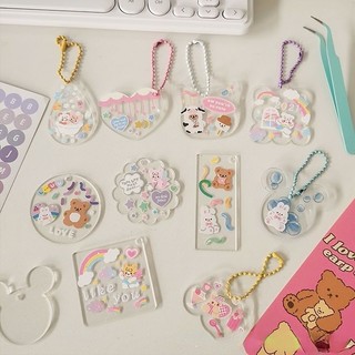 Móc khóa nhựa idol DIY