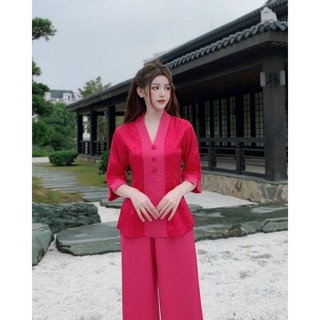ĐỒ LAM ĐI CHÙA MẪU NỮ BÀ LAI LỤA GẤM LOẠI 1