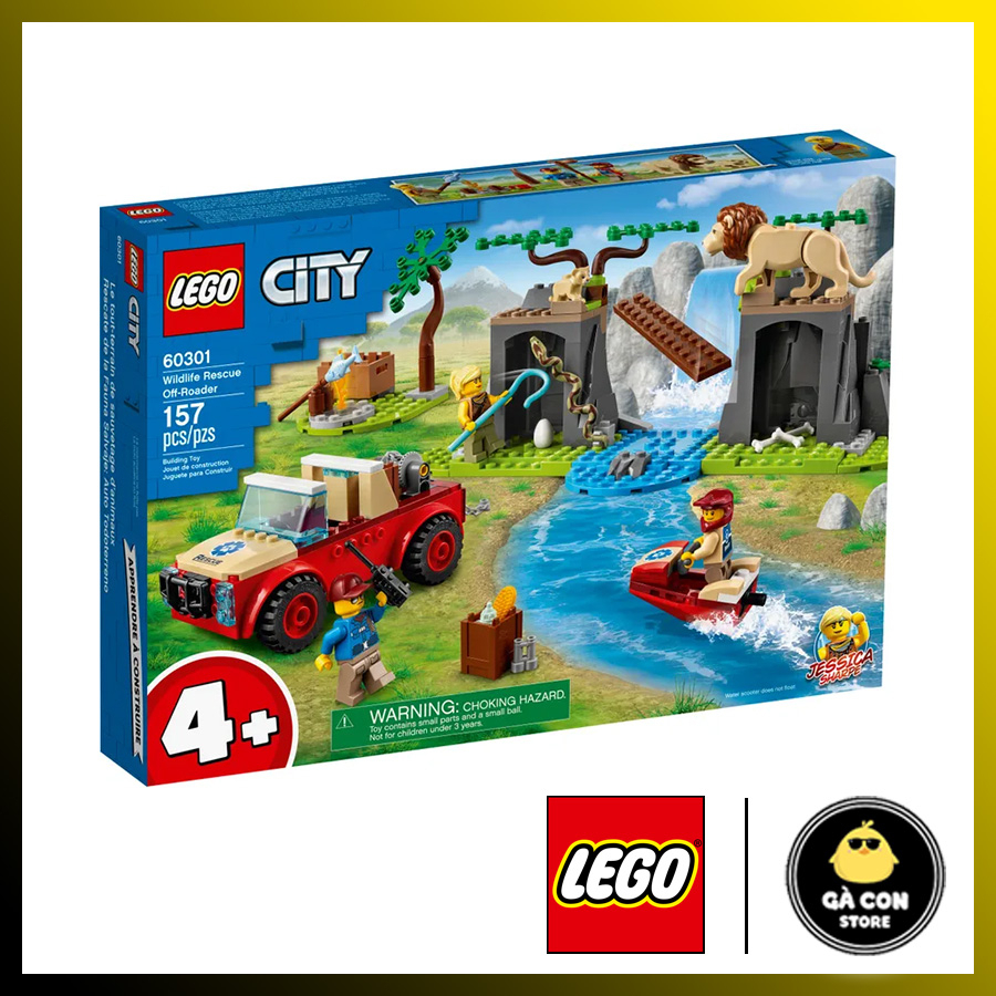 LEGO CITY 60301 Wildlife Rescue Off-Roader.