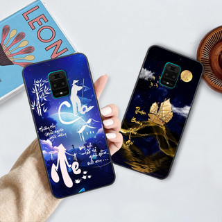 Ốp lưng Xiaomi Redmi Note 9 - Redmi Note 9 Pro - Redmi Note 9s in hình chữ thư pháp tâm an, cha mẹ , tài lộc đầy ý nghĩa