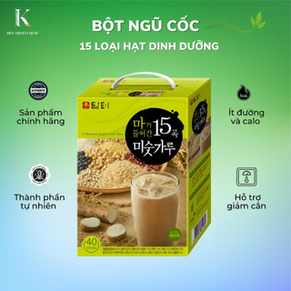 Bột ngũ cốc 15 loại hạt Damtuh bổ sung dinh dưỡng cho mọi lứa tuổi, tốt cho phụ nữ mang thai và sau sinh