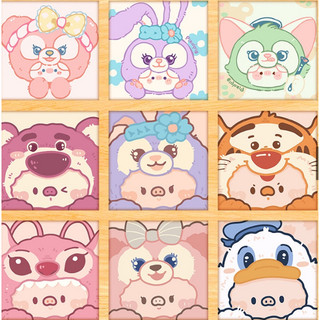Tranh Sơn Dầu Số Hóa Tranh Tô Màu 20x20 Disney lợn hồng đáng yêu Nhiều Mẫu, Đồ Chơi Cho Trẻ