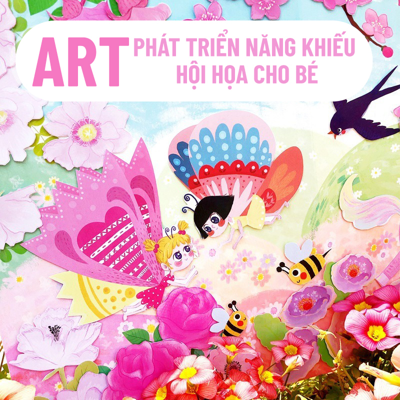 BỘ CẮT GIẤY SÁNG TẠO PHÁT HUY NĂNG KHIẾU MỸ THUẬT CHO BÉ