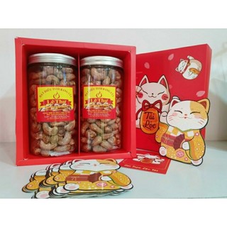 Hạt điều tươi rang củi Bình Phước Lê Thư loại A rang muối nguyên vỏ lụa không mặn thơm bùi giòn ngon, không hư hỏng sâu