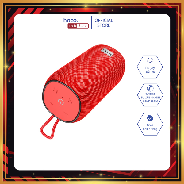 Loa không dây HOCO HC10, với pin 1200mAh, cho 3 giờ làm việc, hỗ trợ các chế độ phát BT, FM, TF, USB, TWS