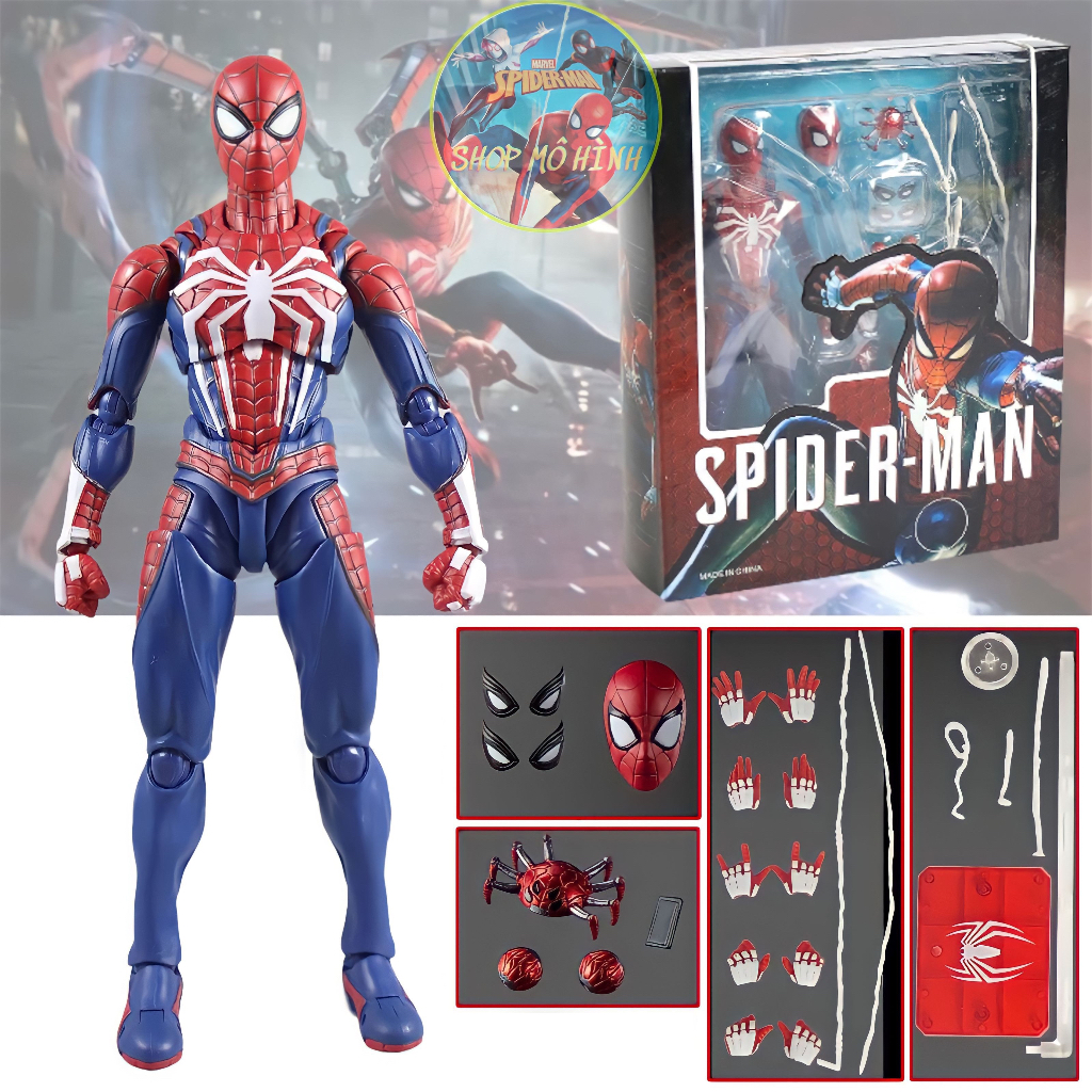 Mô Hình Spider Man PS4 SHF phiên bản game