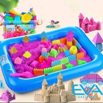 cát động lực đầy đủ 28 chi tiết cho bé chơi sáng tạo ( được chọn màu cát)