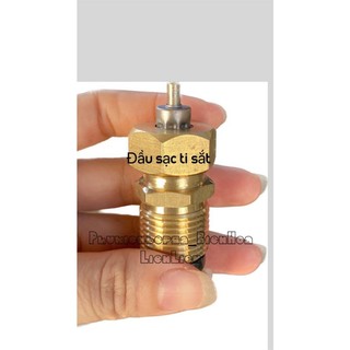 Đầu sạc lon ga mini-Đầu sạc ti sắt, đầu sang chiết bình ga lớn sang lon ga mini