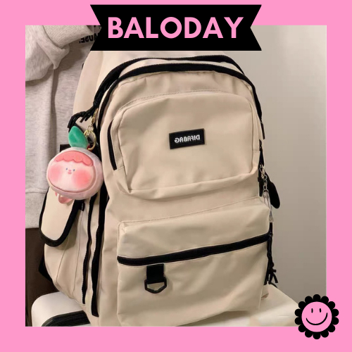 Balo nam nữ siêu xinh có túi hộp DIFABAG phong cách Ulzzang