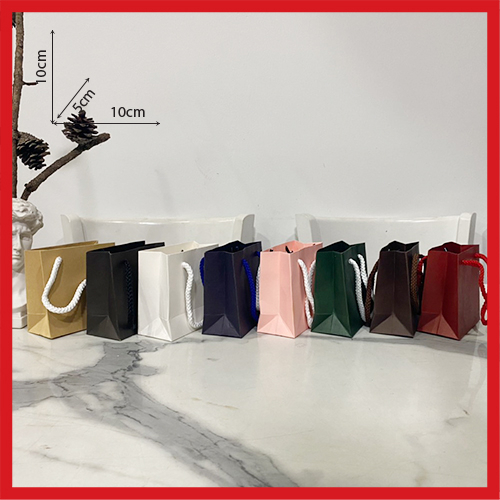 TÚI GIẤY KRAFT Mini 10x10x5cm - Nhiều Màu