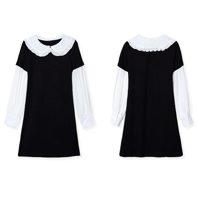 VÁY THIẾT KẾ CỔ BÈO TAY BỒNG JENNIE BLACKPINK