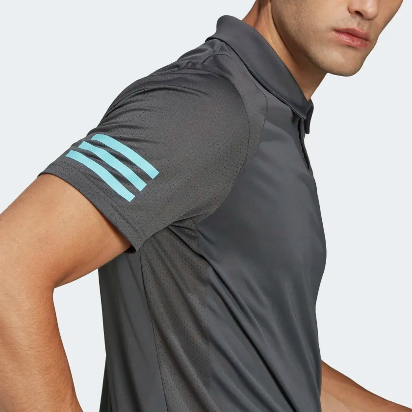 ÁO A.DIDAS POLO 3 SỌC TENNIS, VẢI MAY CÔNG NGHỆ PRIMEGREEN TOÁNG MÁT  #HB8028