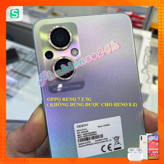 Bộ 2 Mắt camera, Kính cường lực camera cho oppo Reno 7z 5G Reno 7 Z trong suốt bền đẹp