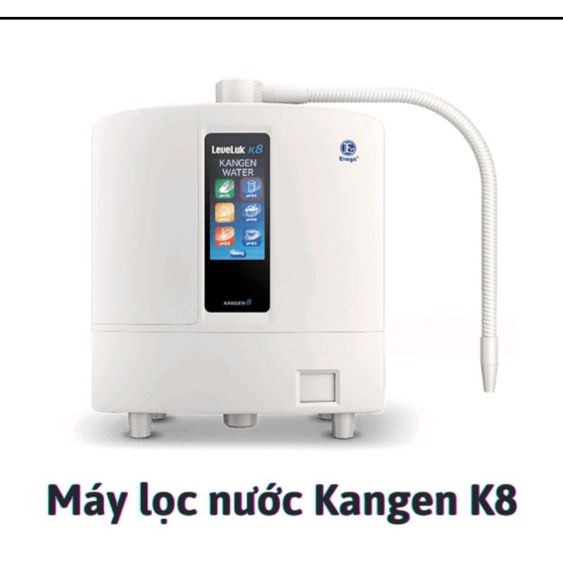 Kangen Leveluk K8 - Chính Hãng ( Bảo hành 5 năm) máy lọc nước điện giải ion kiềm.