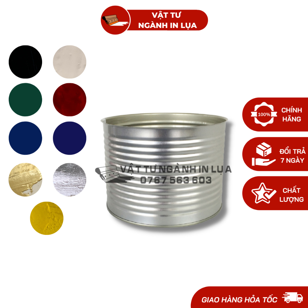 Mực in lụa trên giấy, thiệp cưới, brochure, catalogue 100gram