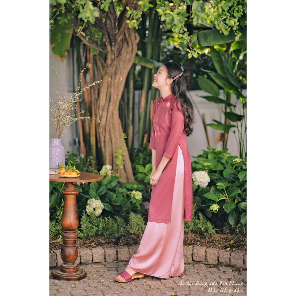 SET ÁO DÀI TRƠN LỤA NGỌC HOT TÊT 2023