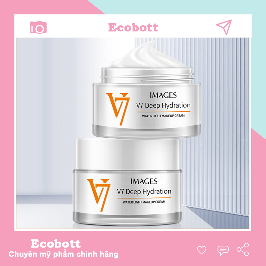 Kem dưỡng ẩm dưỡng trắng da mặt v7 toning light ngày và đêm nội địa trung Ecobott | BigBuy360 - bigbuy360.vn